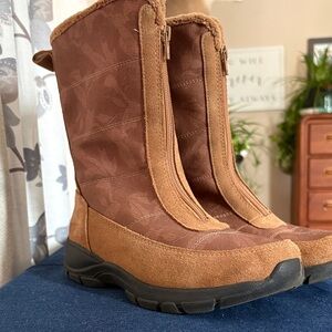 Lands' End Brown Winter Boots